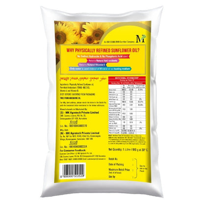 Sunpure Sunflower Oil 1 ltr