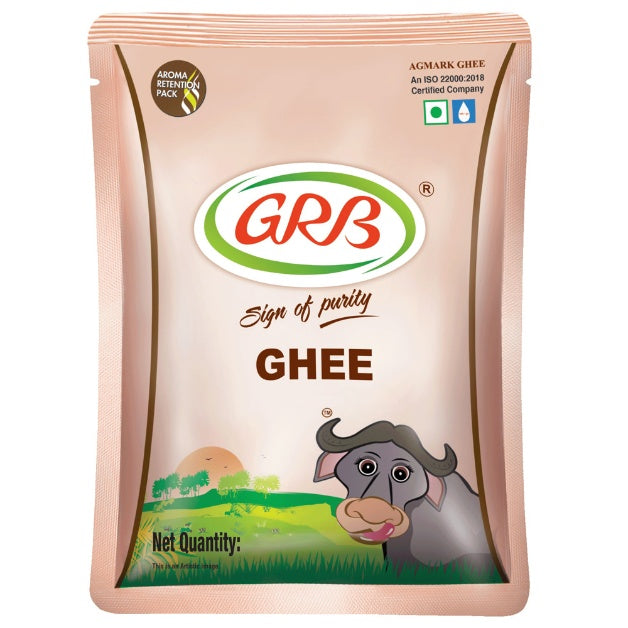 Grb Cow Ghee Pouch 1 ltr