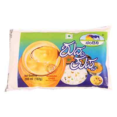 Nandini Cow Ghee Pouch 200 ml