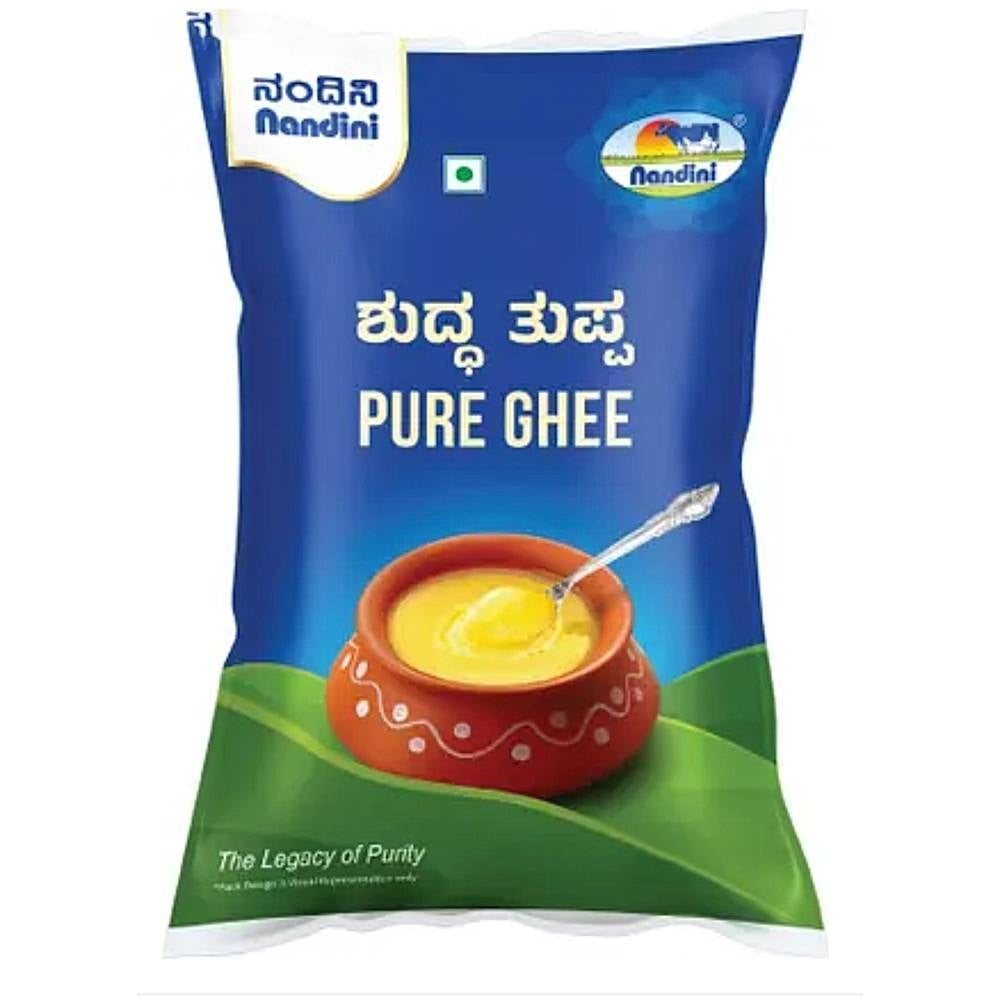 Nandini Cow Ghee Pouch 1 ltr