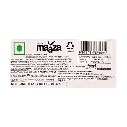 Maaza Fresh Mango Juice Tetra Pack 150ml