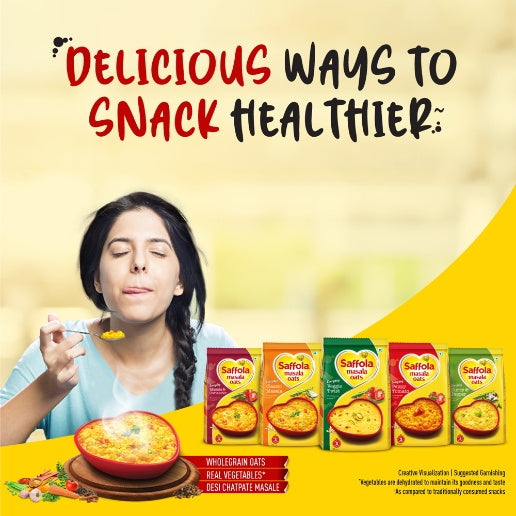 Saffola Masala & Coriander Oats Pouch 40 g