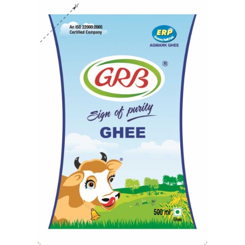 Grb Cow Ghee Standee Pouch 500ml