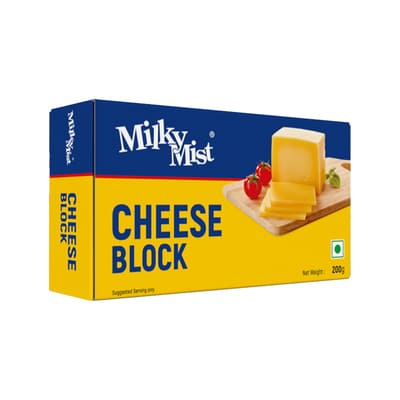 Milky Mist Plain Cheese Block 200 gm