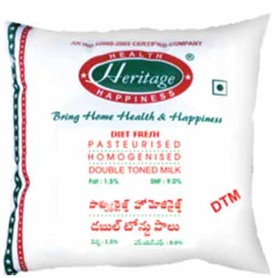 Heritage Toned Milk Pouch 500 ml