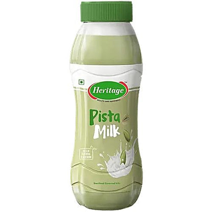 Heritage Pista Falvoured Milk Bottle 180 ml