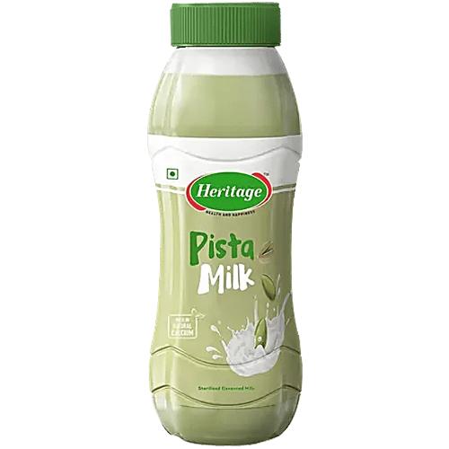 Heritage Pista Falvoured Milk Bottle 180 ml