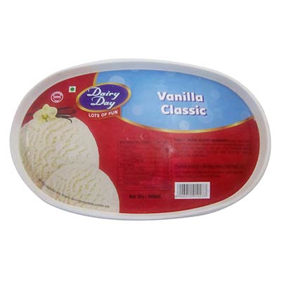 Dairy Day Vanilla Ice Cream Tub 900Ml