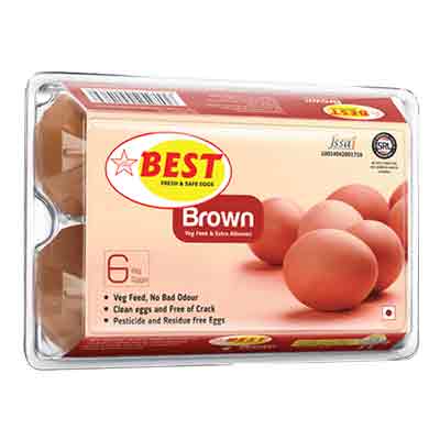 Skm Best Brown Eggs Pack Of 6