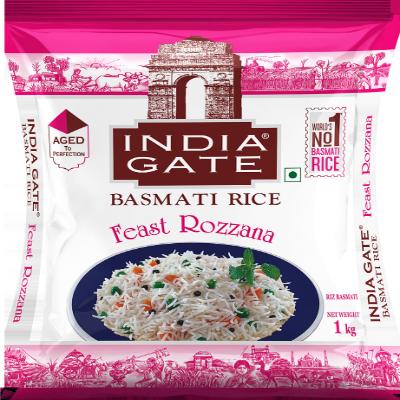 India Gate Feast Rozana Basmati Rice 1Kg