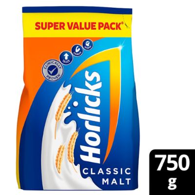 Horlicks Classic Malt Drink Refill 750 Gm