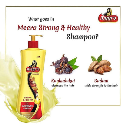 Meera Strong N Healthy Shampoo 340ml