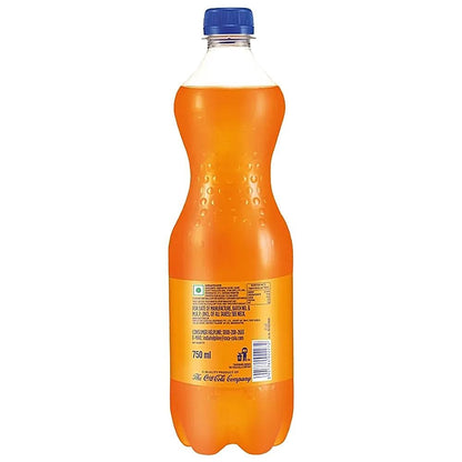 Fanta Orange Carbonated Soft Drink Pet Bottle 750 ml
