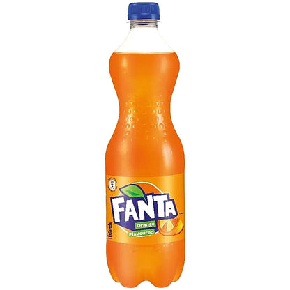 Fanta Orange Carbonated Soft Drink Pet Bottle 750 ml