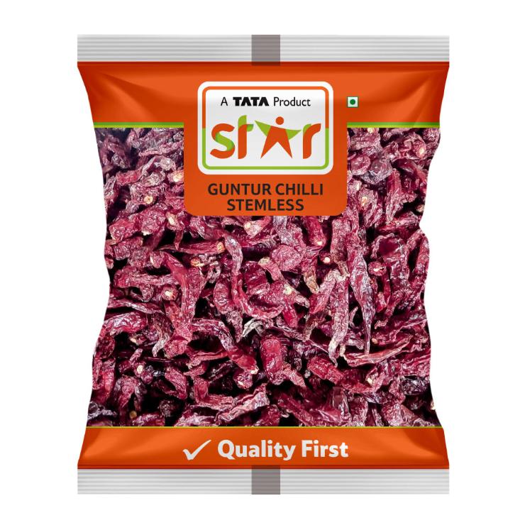 Star Whole Guntur Chilli Stem Less 200 g