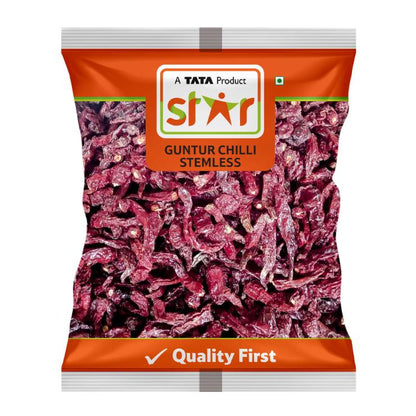 Star Whole Guntur Chilli Stem Less 200 g