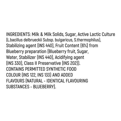 Milky Mist Blueberry Fruit Yoghurt 100 ml