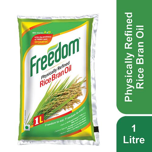 Freedom Rice Bran Oil Pouch 1 ltr