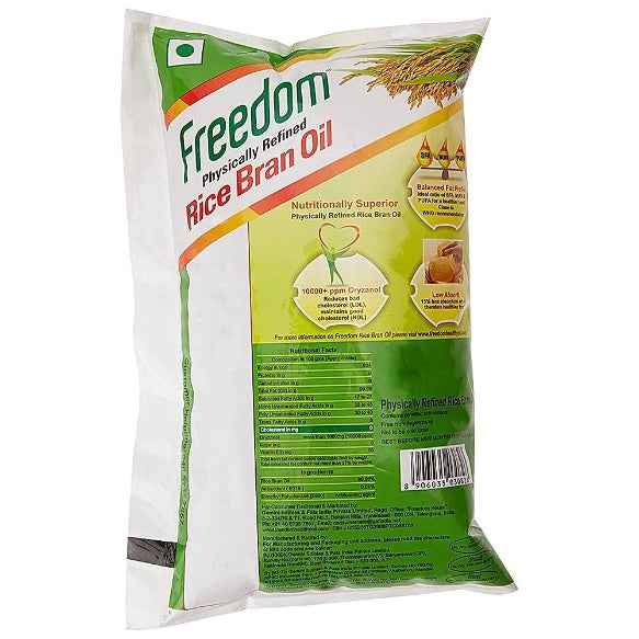 Freedom Rice Bran Oil Pouch 1 ltr