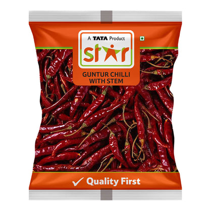 Star Whole Guntur Chilli With Stem 500 g