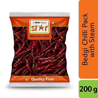 Star Whole Bedgi Chilli With Stem 200 gm
