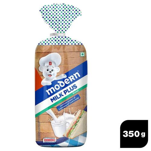 Modern Milk Plus White Bread 350 Gm
