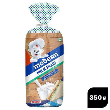 Modern Milk Plus White Bread 350 Gm