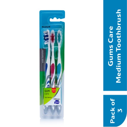 Skye Gums So Strong Toothbrush Medium pack of 3