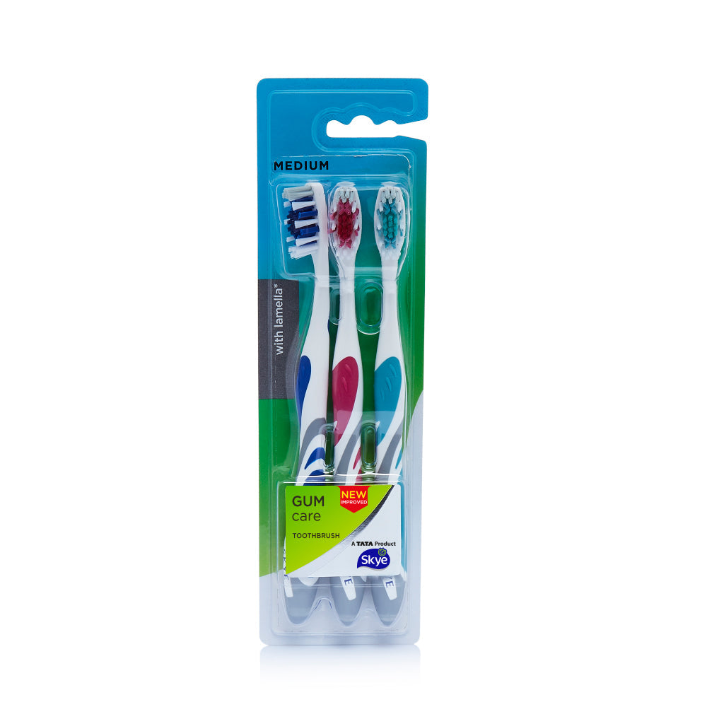 Skye Gums So Strong Toothbrush Medium, Pack of 3