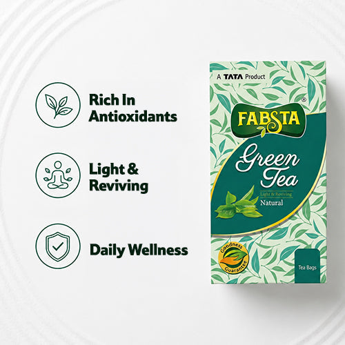 Fabsta Green Tea Bags, 100 Pcs
