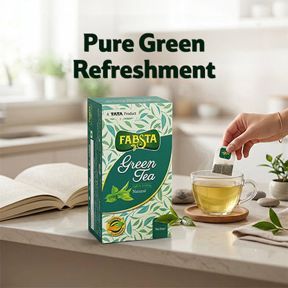 Fabsta Green Tea Bags, 100 Pcs