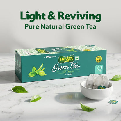 Fabsta Green Tea Bags, 25 Pcs