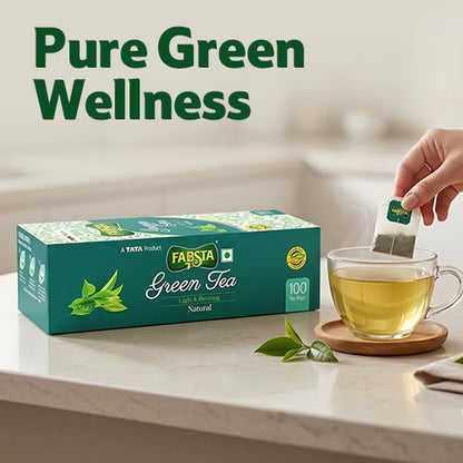 Fabsta Green Tea Bags, 25 Pcs