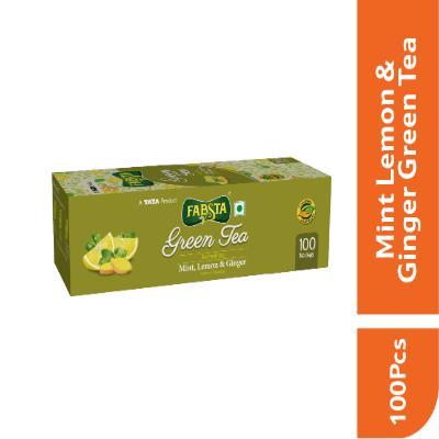 Fabsta Mint Lemon & Ginger Tea Bags 100 Pcs