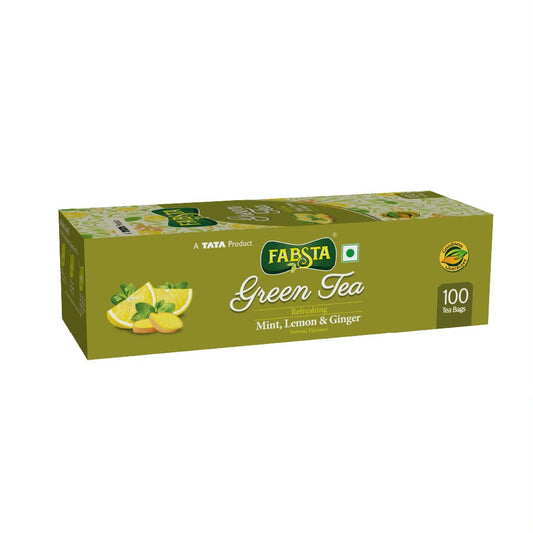 Fabsta Mint Lemon & Ginger Tea Bags, 100 Pcs