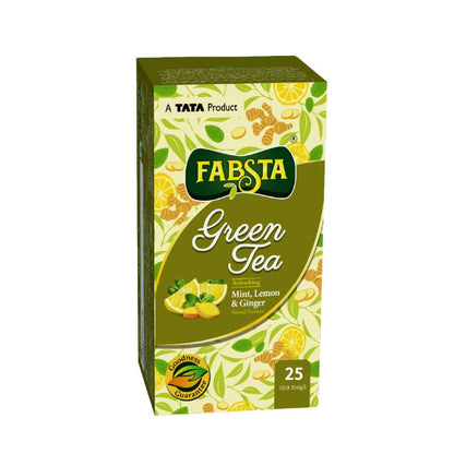Fabsta Mint Lemon & Ginger Tea Bags, 25 Pcs