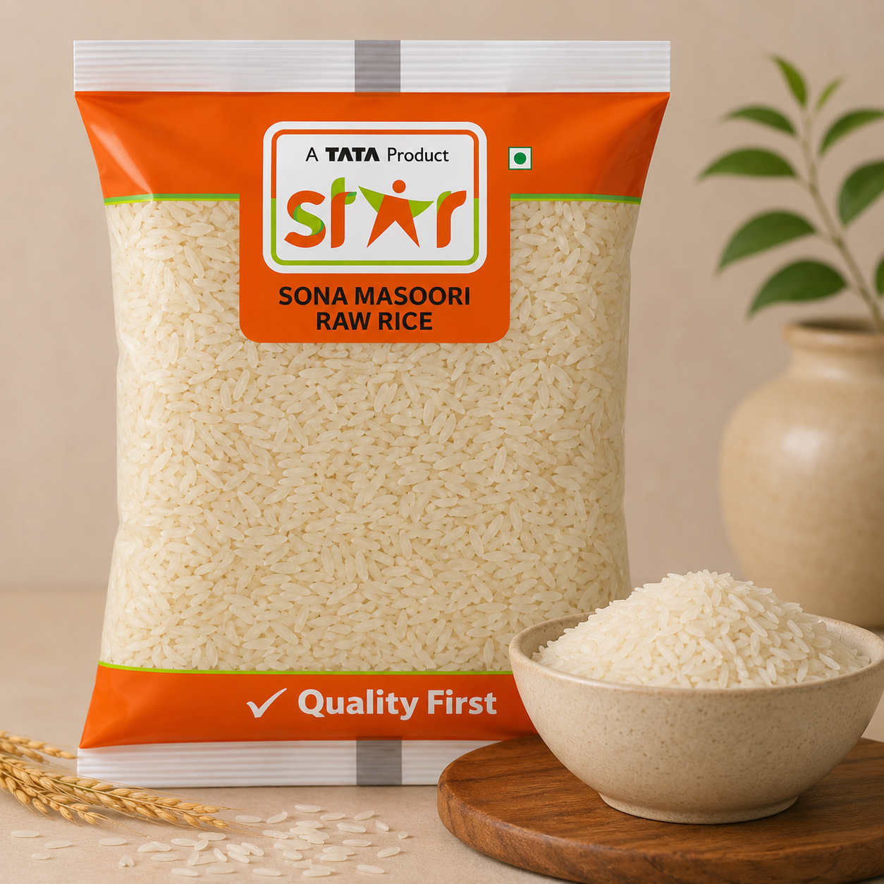 Star Sona Masoori Raw Rice 10 kg