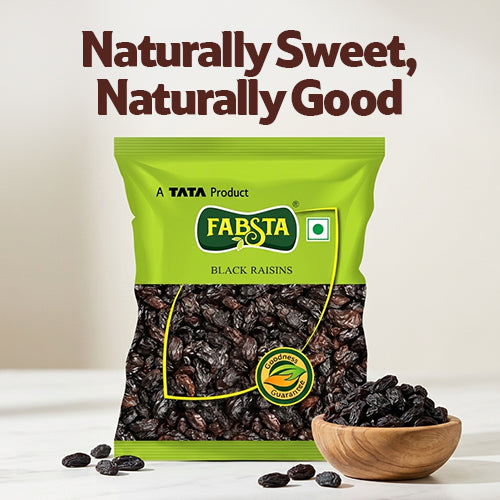 Fabsta Black Raisins, 200 g