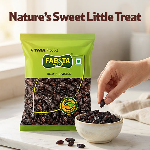 Fabsta Black Raisins, 200 g