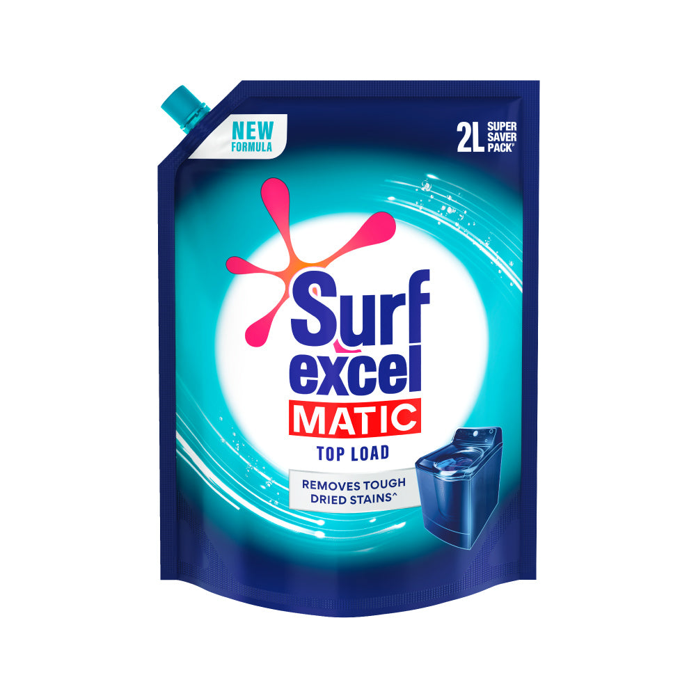 Surf Excel Matic Liquid Detergent Top Load Pouch 2l