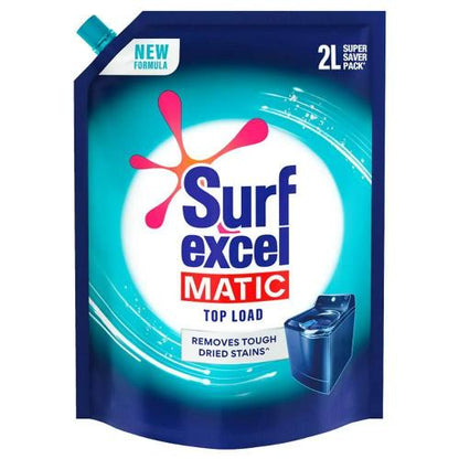Surf Excel Matic Liquid Detergent Top Load Pouch 2L