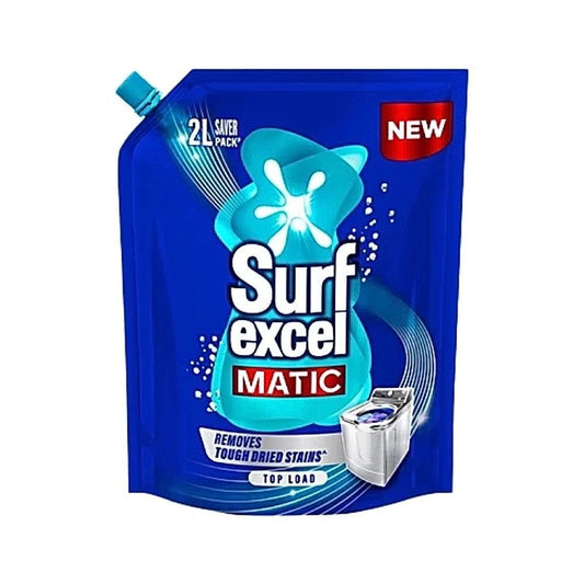 Surf Excel Matic Liquid Detergent Top Load Pouch 2 ltr