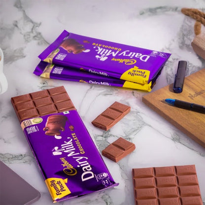 Cadbury Dairy Milk Chocolate Bar Family Pack 134 g