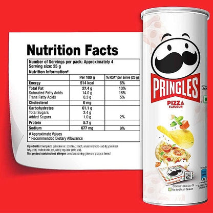 Pringles Pizza Chips 102 g