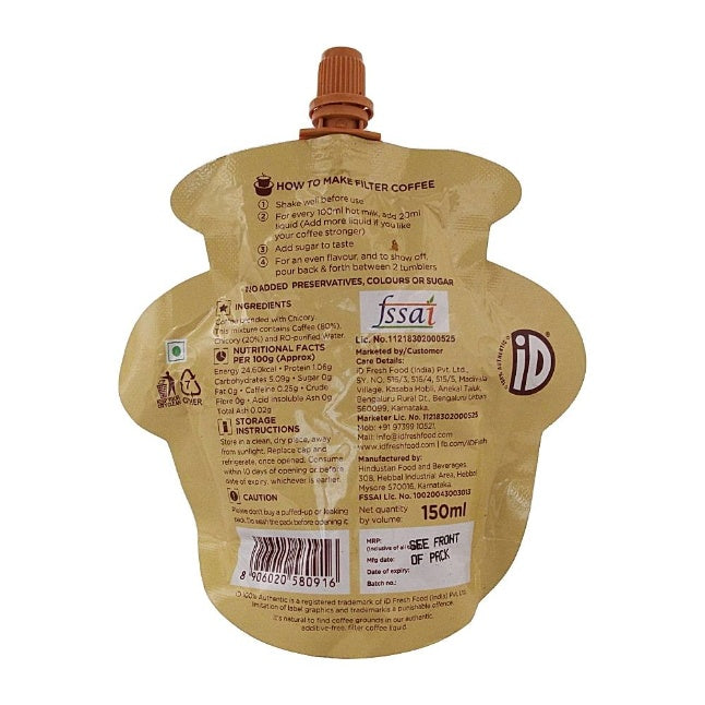Id Filter Coffee Decoction 150 ml