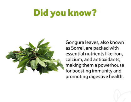 Gongura Leaves, Prepack 1 Bunch