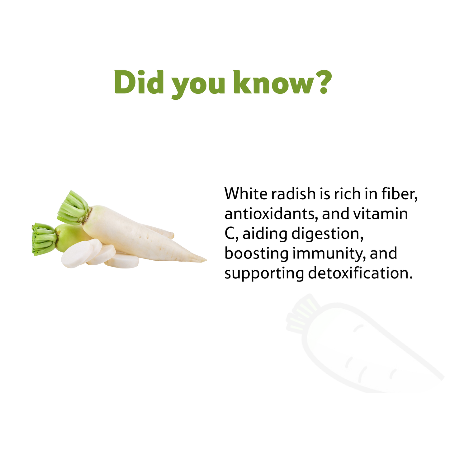 Radish White, 250 g