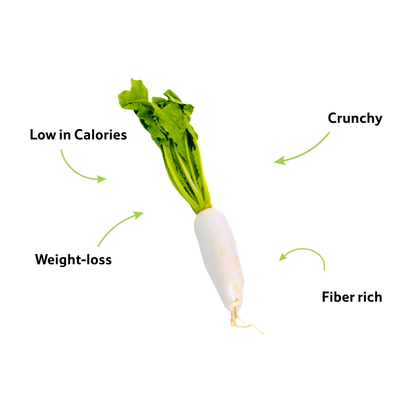 Starfresh Radish White ~ 500 gm
