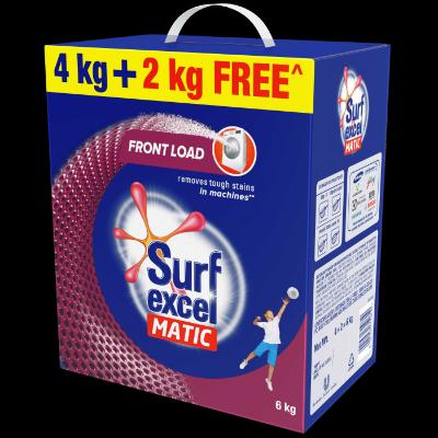 Surf Excel Matic Front Load Detergent Powder 4kg+2kg free