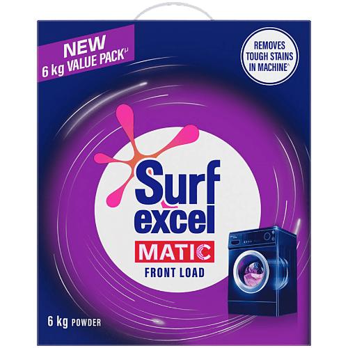Surf Excel Matic Front Load Detergent Powder 4kg+2kg free